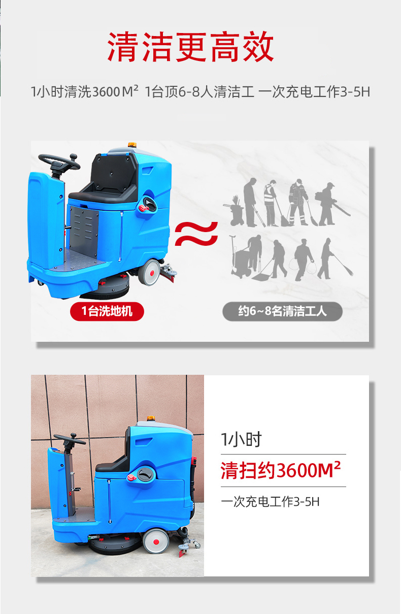 清远驾驶式洗地机更适合用在高铁站